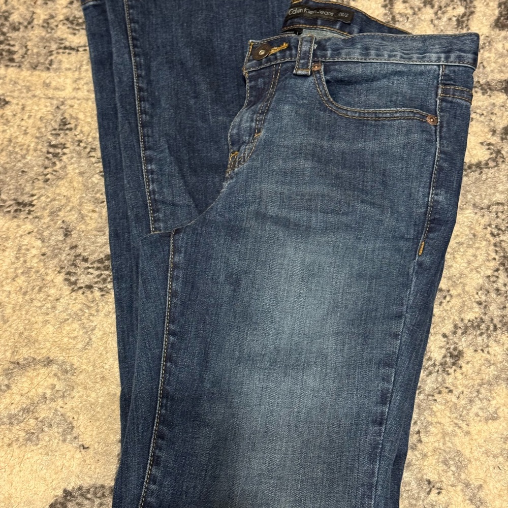 CK Flare Fit Blue Jeans
